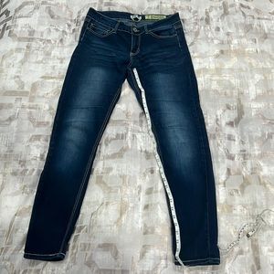 Dark denim skinny jeans